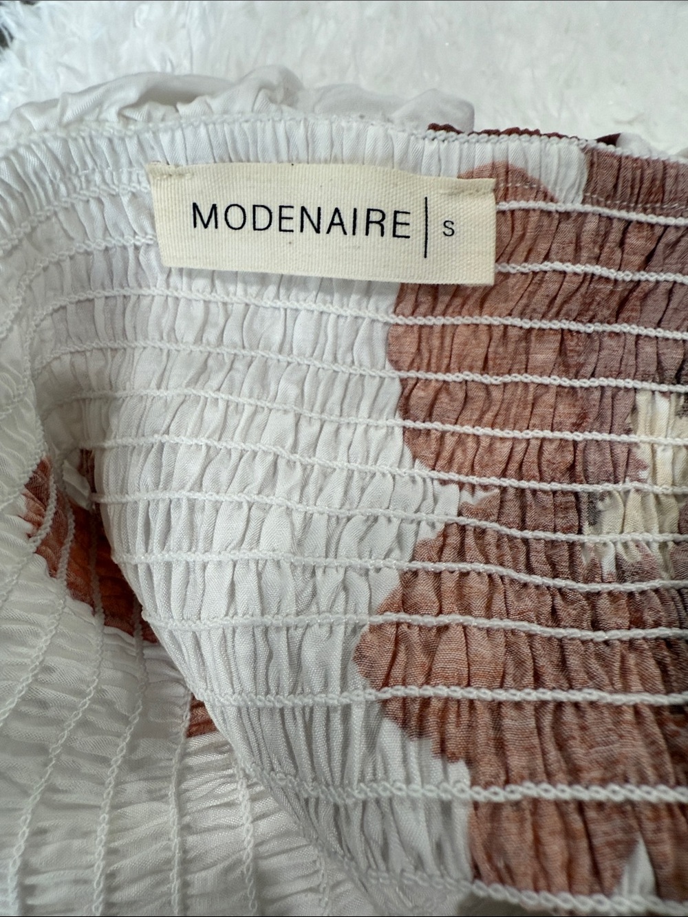 Modenaire Off-Shoulder Floral Ruffled Flared Mini Dress - Picture 8 of 8